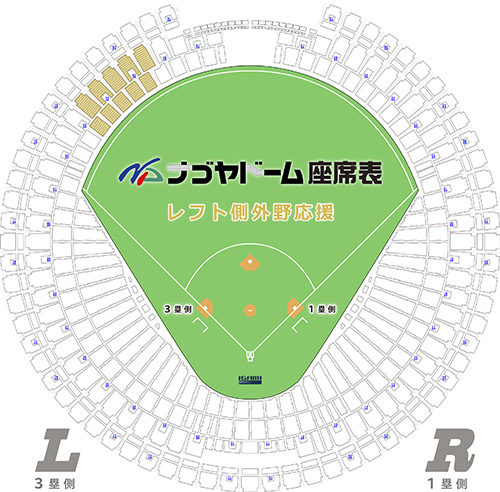 パノラマA（一塁側）